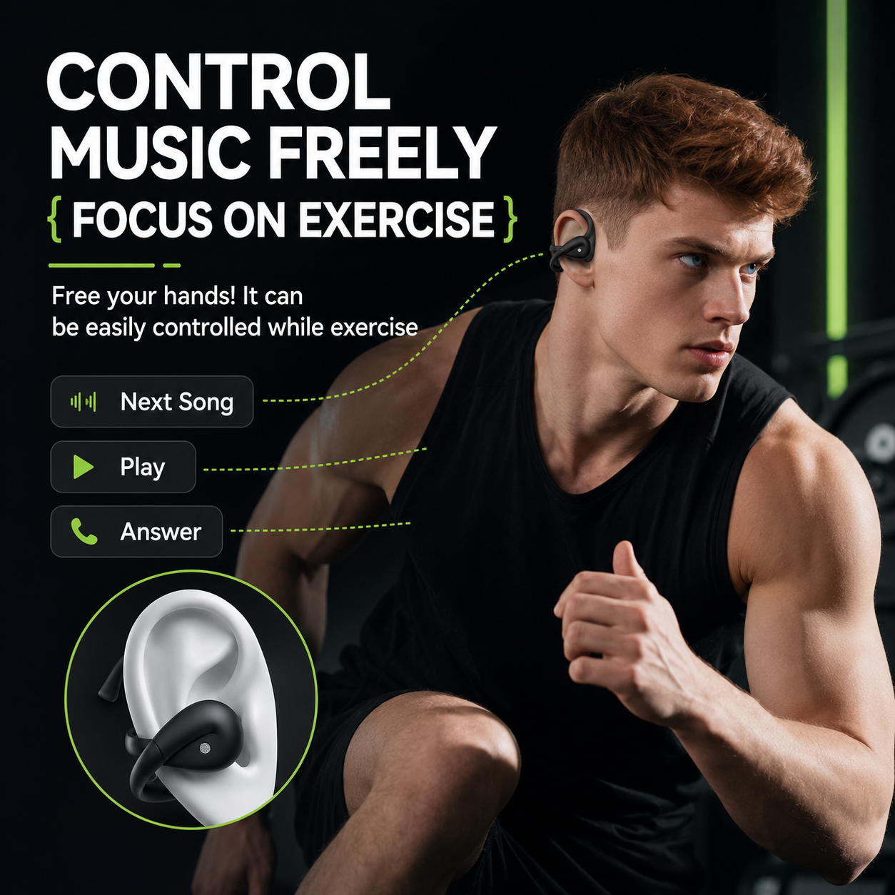 Acer OHR555 Unique Cross Arm O – Sports Earphone Hook Bewertung und Preis